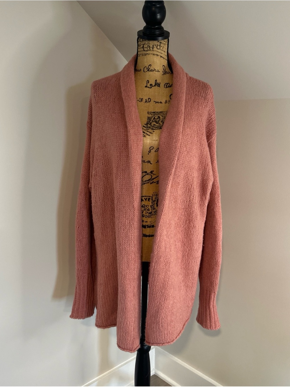 M.M Lafleur Size XL/XXL The Frederick Cardigan Yak Baby Alpaca Himalayan Salt
